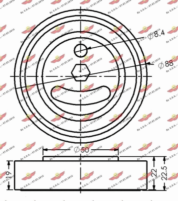 Belt Tensioner, V-ribbed belt