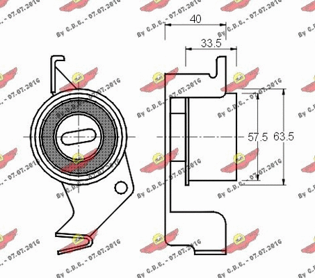 Tensioner Pulley, timing belt
