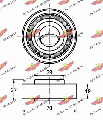 Tensioner Pulley, timing belt