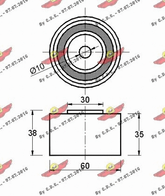 Tensioner Pulley, timing belt