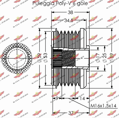 Alternator Freewheel Clutch