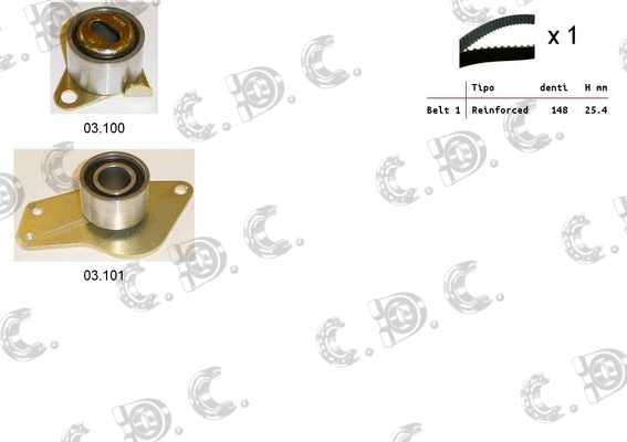 Timing Belt Kit (04.5234)