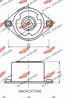 Belt Tensioner, V-ribbed belt
