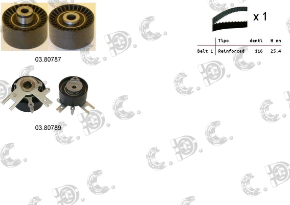 Timing Belt Kit (04.5117)