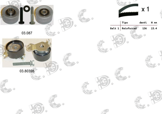 Timing Belt Kit (04.5243)
