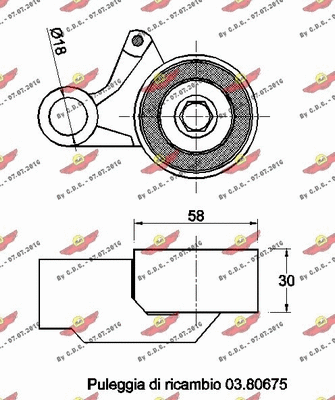 Tensioner Pulley, timing belt