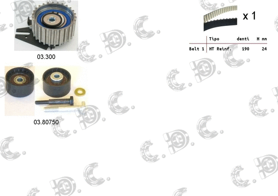 Timing Belt Kit (04.5282)
