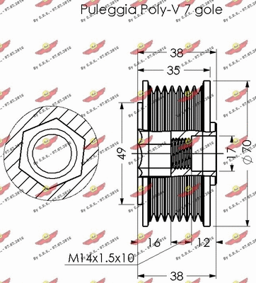 Alternator Freewheel Clutch