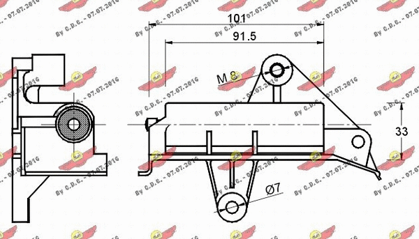 Vibration Damper, timing belt