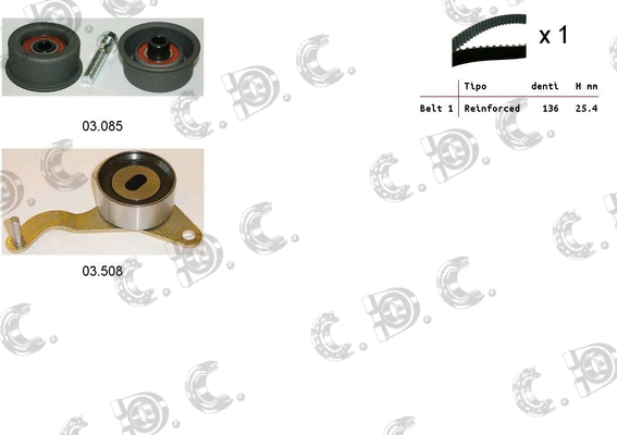 Timing Belt Kit (04.5033)