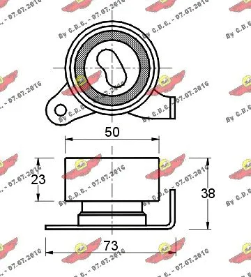 Tensioner Pulley, timing belt