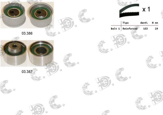 Timing Belt Kit (04.5449)