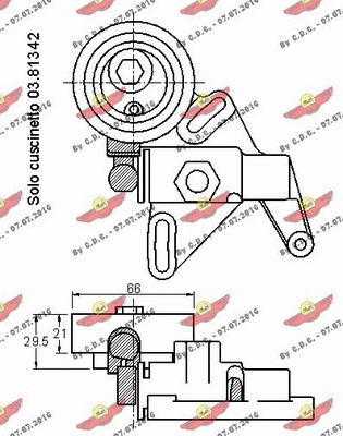 Tensioner Pulley, timing belt