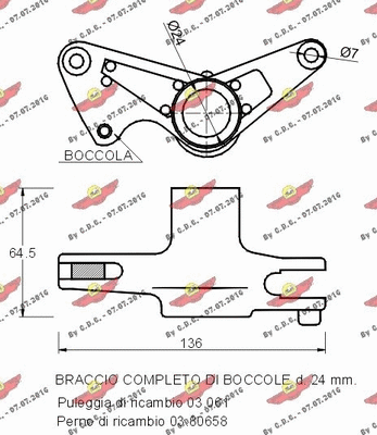 Belt Tensioner, V-ribbed belt