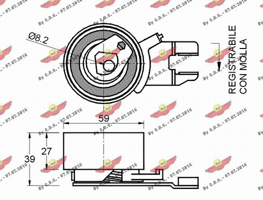 Tensioner Pulley, timing belt