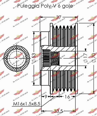 Alternator Freewheel Clutch
