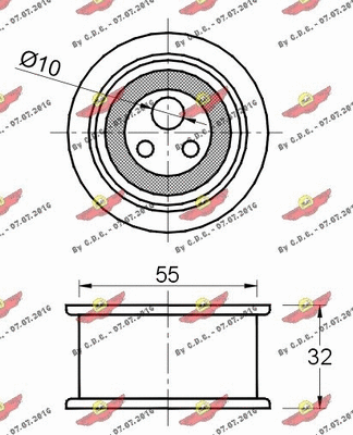 Tensioner Pulley, timing belt