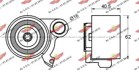 Tensioner Pulley, timing belt
