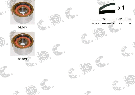 Timing Belt Kit (04.5040)