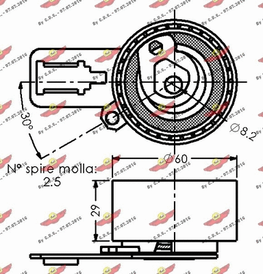 Tensioner Pulley, timing belt