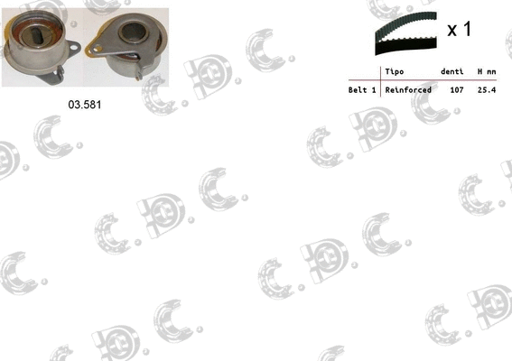 Timing Belt Kit (04.5433)