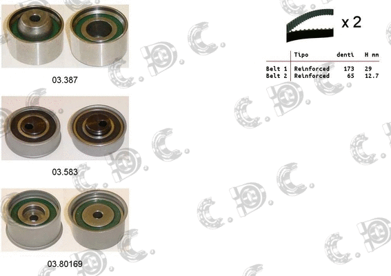Timing Belt Kit (04.5456)