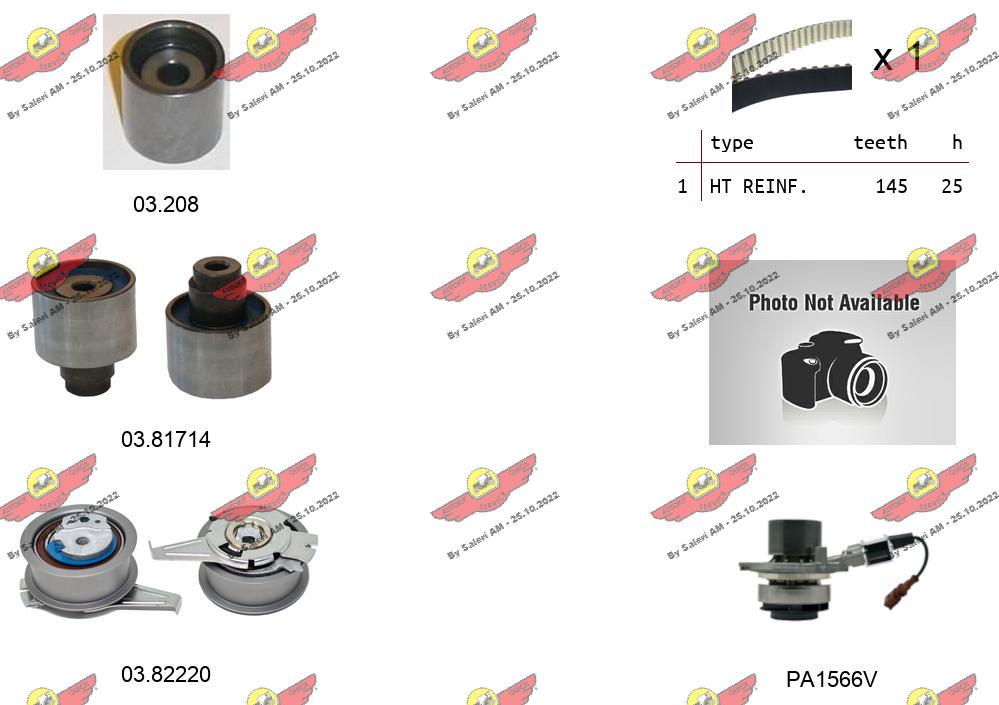 Water Pump & Timing Belt Kit (04.5479PA2)
