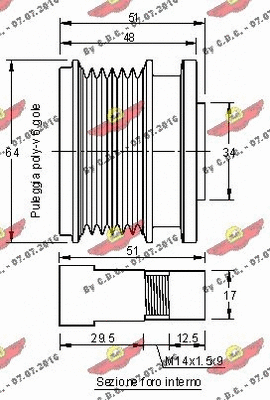 Alternator Freewheel Clutch