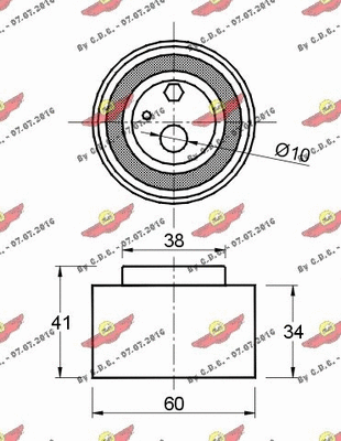 Tensioner Pulley, timing belt