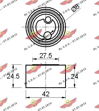 Tensioner Pulley, timing belt