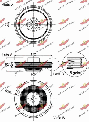 Belt Pulley, crankshaft