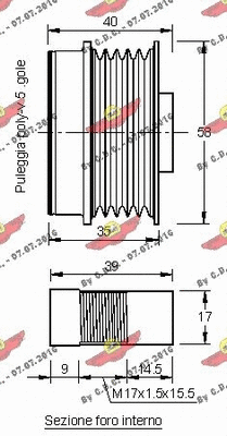 Alternator Freewheel Clutch