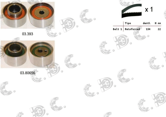 Timing Belt Kit (04.5417)