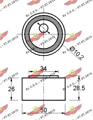 Belt Tensioner, V-ribbed belt