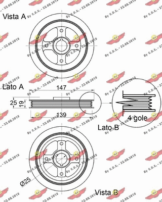 Belt Pulley, crankshaft