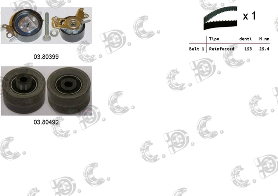 Timing Belt Kit (04.5137)