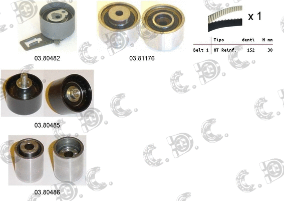 Timing Belt Kit (04.5306)
