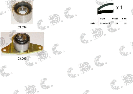 Timing Belt Kit (04.5158)