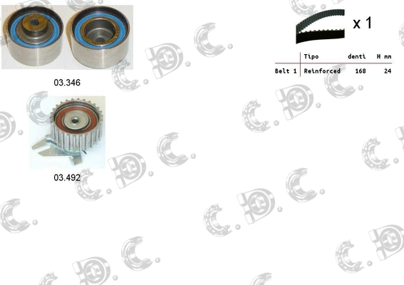 Timing Belt Kit (04.5231)