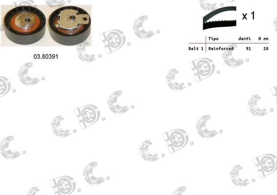Timing Belt Kit (04.5051)