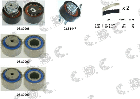 Timing Belt Kit (04.5376)