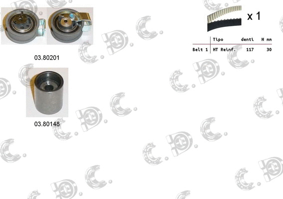 Timing Belt Kit (04.5321)