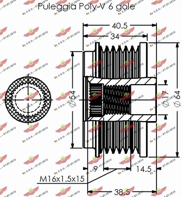 Alternator Freewheel Clutch