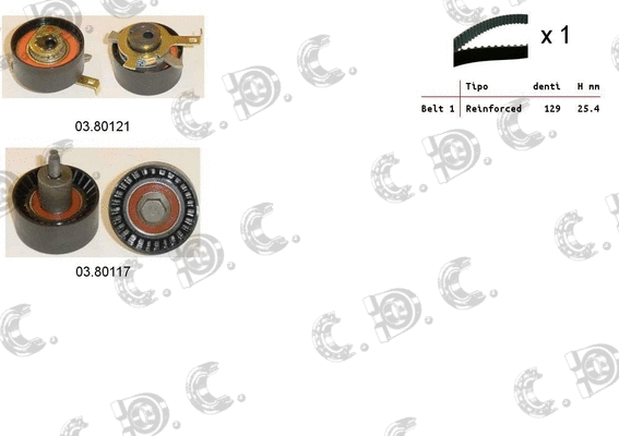 Timing Belt Kit (04.5220)