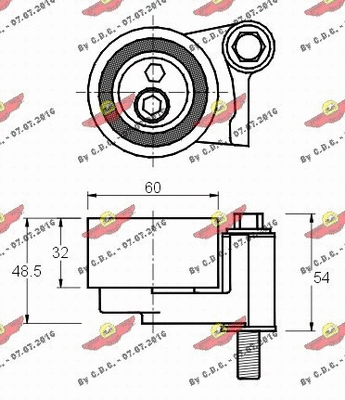 Tensioner Pulley, timing belt