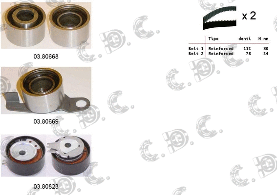 Timing Belt Kit (04.5141C1)