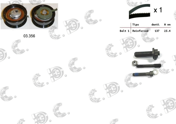 Timing Belt Kit (04.5212)