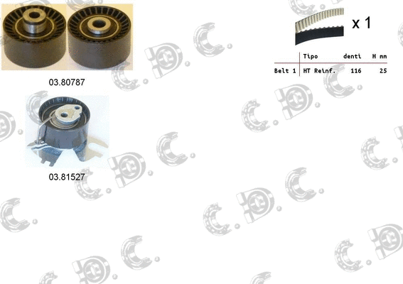 Timing Belt Kit (04.5346)