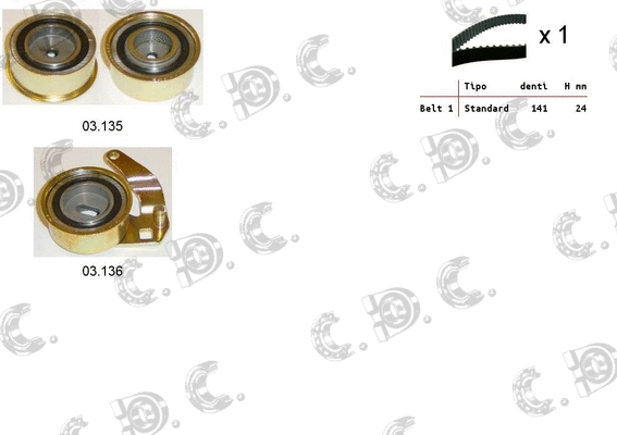 Timing Belt Kit (04.5179)