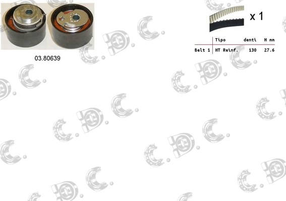 Timing Belt Kit (04.5109)